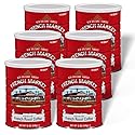 French Market Coffee, French Roast, Medium-Dark Roast Ground Coffee, 12 Ounce Metal Can (Pack of 6)