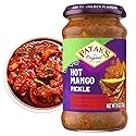 Patak’s Hot Mango Pickle - Authentic Indian Relish w/Mango Chunks, Mustard Seeds & Aromatic Spices - Perfect for Sandwiches, Salads & Cold Meats