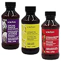 Lorann Oils Cream Cheese, Lemon, Strawberry Bakery Emulsion: Triple Flavor Blend, Ideal for Enhancing Complex Flavors in Baked Goods, Gluten-Free