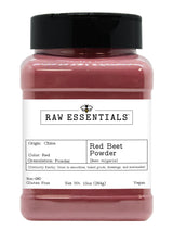 Raw Essentials Red Beet Powder - Great in Smoothies, Baked Goods, Dressings, and Marinades - Non-GMO, Gluten Free and Vegan - 10 oz