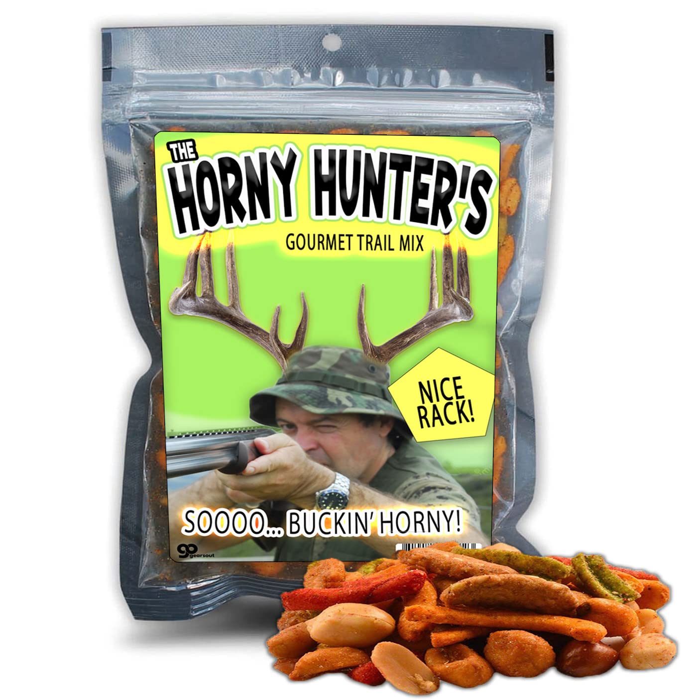 Horny Hunter Gourmet Trail Mix - Duck Hunter Gifts - Hunting Gifts for Men - Funny Gag Gift for Men - Dad Hunting Gifts - Weird Stocking Gift, Fun