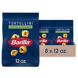 Barilla Cheese & Spinach Tortellini Pasta, 12 oz. Bag (Pack of 8) - 6 Servings Per Bag - Pantry Friendly Dried Tortellini - Made with Non-GMO