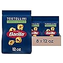 Barilla Cheese & Spinach Tortellini Pasta, 12 oz. Bag (Pack of 8) - 6 Servings Per Bag - Pantry Friendly Dried Tortellini - Made with Non-GMO