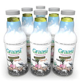 Graasi Organic Barley Grass Water | Hydration Drink with Vitamin C, D, Zinc | USDA Organic, Non-GMO, Vegan | Low-Calorie Wellness Beverage |
