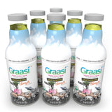 Graasi Organic Barley Grass Water | Hydration Drink with Vitamin C, D, Zinc | USDA Organic, Non-GMO, Vegan | Low-Calorie Wellness Beverage |