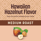 Don Francisco's Hawaiian Hazelnut Flavored Coffee Pods, 24 Count, Medium Roast, Compatible with Keurig Brewers