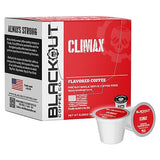 Blackout Coffee CLIMAX Amaretto, Irish Cream & Kahlua Flavored Coffee Pods - Premium Arabica, Smooth Taste, Guilt-Free Indulgence - 18 Count Single