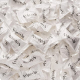 Candy Envy - Modern Mr. and Mrs. Buttermints - 13 oz. Bag - Approximately 100 Individually Wrapped Mints - Wedding Favors