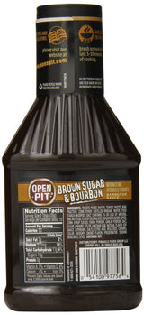 Open Pit -NEW Flavor- Thick and Sweet Barbecue Sauce - Brown Sugar and Bourbon - 18 oz. (Pack of 3)