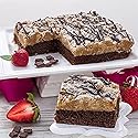 Gourmet Chocolate Crumb Cake Gift Box By Dulcet Gift Baskets- Freshly Baked Handmade Moist Chocolate Crumb Cake For House Warming, Office Parties