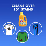Arm & Hammer Liquid Laundry Detergent Plus OxiClean, Fresh Scent, 70 loads