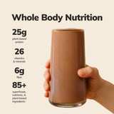 Ka’Chava Whole Body Meal Shake Chocolate 2 lb - Vegan Protein Powder with 85+ Superfoods & Greens - Plant-Based Meal Replacement with Probiotics