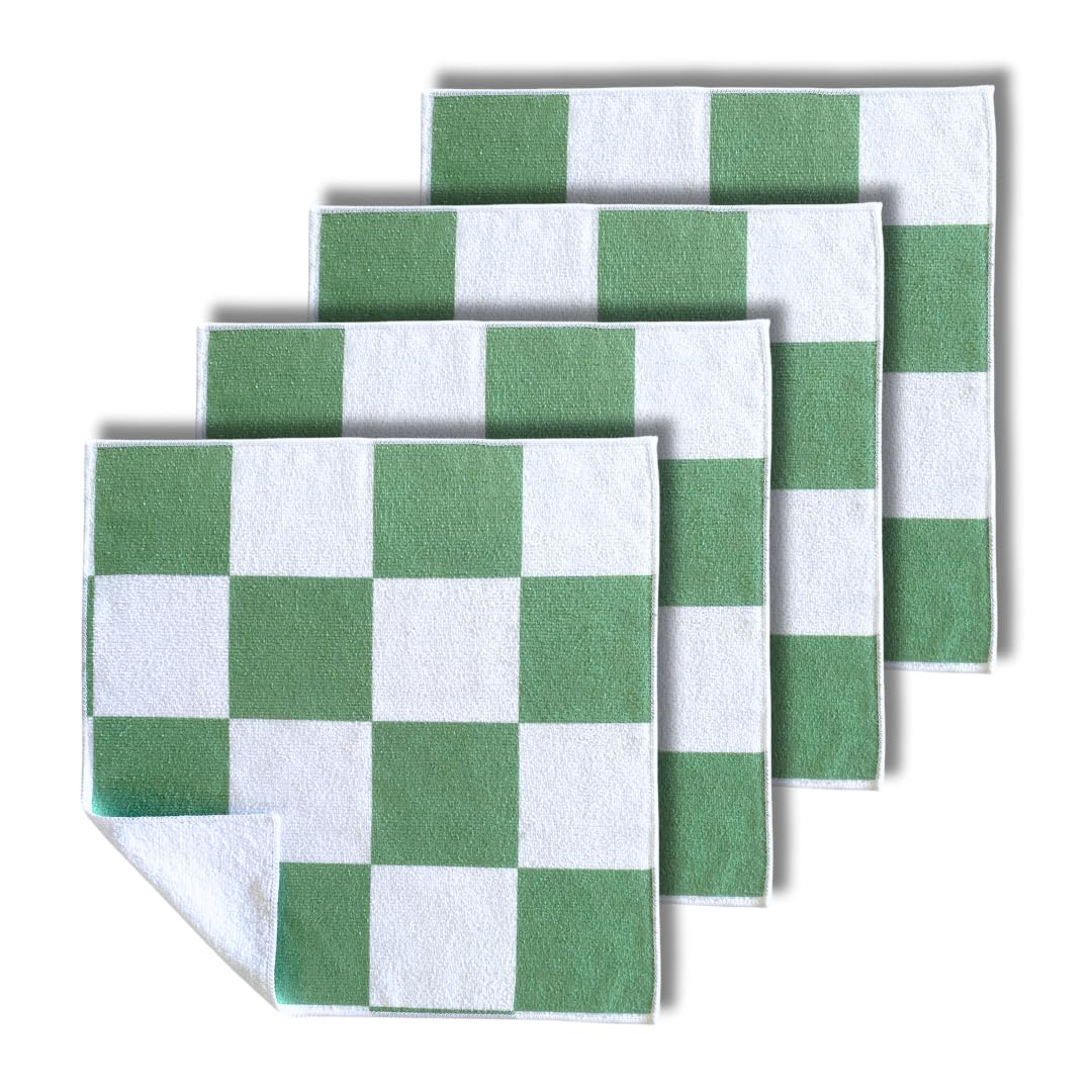 Microfiber Cleaning Cloths 13x13 - Lint-Free, Streak-Free Reusable Towels for Kitchen, Glass, Bathroom & Car | Cloak & Sage