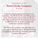 Sweet's Candy Milk Chocolate Raspberry Stick (2) and Happy Holidays Card (1) Bundle