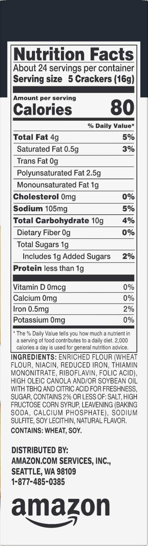 Amazon Saver, Original Snack Crackers, 13.7 Oz