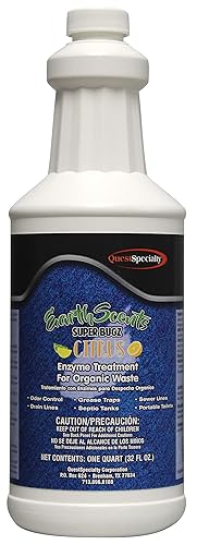 Quest Specialty Super Bugz ENZYMES for Grease Trap & Sewer - Controls Foul Odors & Breaks Down Grease, Paper, Fat & Oil in Sewer Lines, Septic Tanks