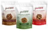 gutBFF Low Sugar Granola - Gluten Free Healthy Granola with Lion’s Mane Mushroom & Baobab Superfruit for Gut Health - 5g or Less Added Sugar Breakfast