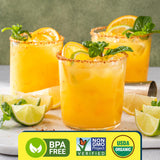 Italia Garden Organic Perfectly Lime Juice - 4 fl oz Bottle (Pack of 3) - 100% Organic Lime Juice - Perfect for Cooking, Drinks, Marinades & More