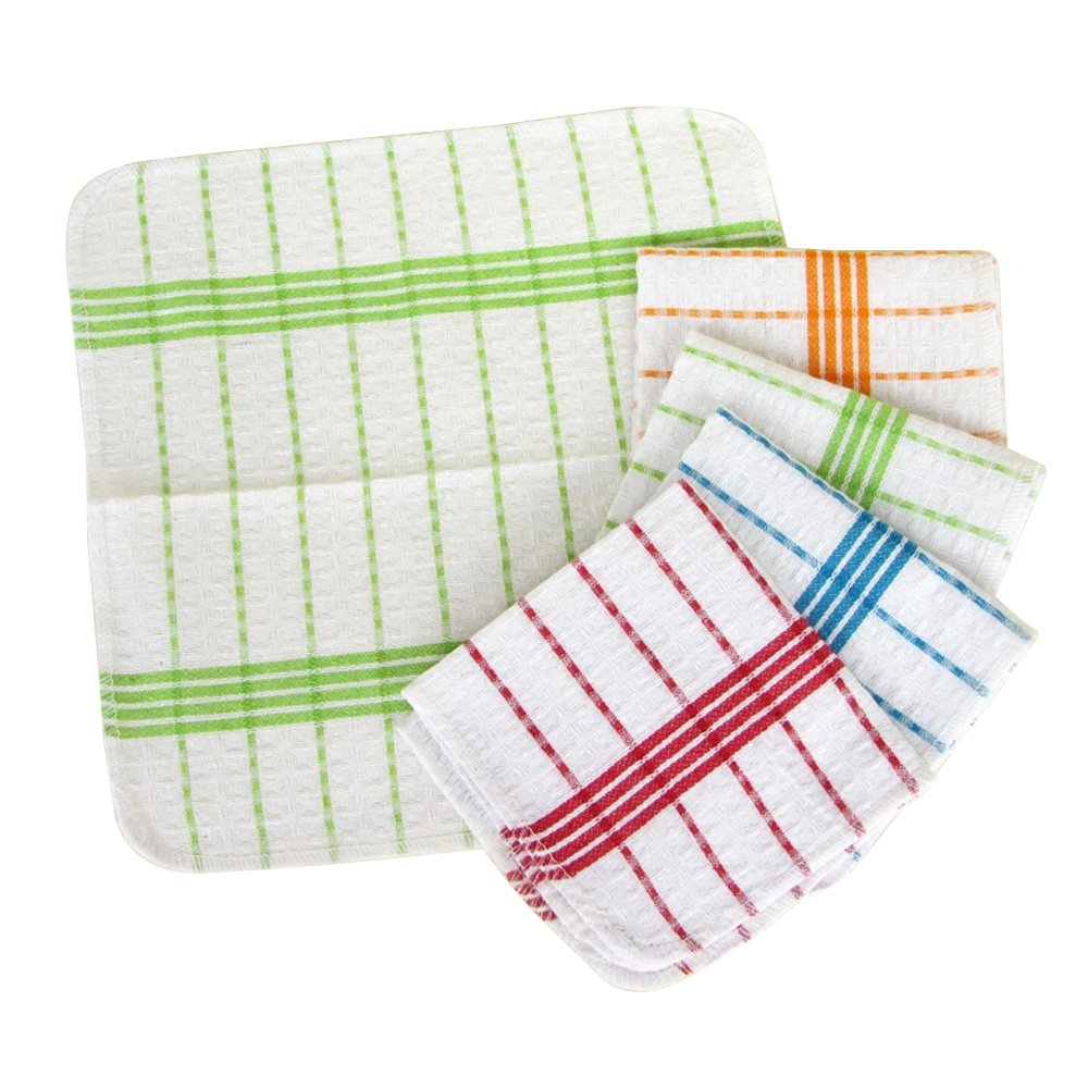 Multi-Purpose Cleaning Cloths , Kitchen Cleaning Towel , Wash Cloth , Dish Cloth ,Perfect for Kitchens, Dishes, Car, Dusting, Drying Rags, 11.5 x
