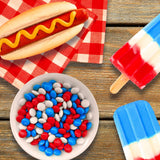 M&M'S Milk Chocolate Red, White & Blue Summer Candy, Party Size, 38 Oz Resealable Bulk Bag