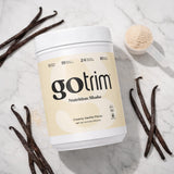 GoTrim Nutrition Shakes - Creamy Vanilla, High Protein, Meal Replacement Shake with 19g Protein & 10g Fiber, Ready to Drink, Gluten-Free, No Added