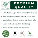Spices Village Celery Seeds for Cooking, 7 Ounces - Whole Celery Seed Spice for Pickling & Canning - Certified Kosher, Gluten-Free, Non-GMO