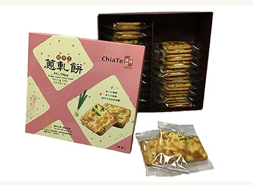 CHIA TE Onion Nougat Biscuit(24pcs) Best Taiwanese Gift - Fresh Stock-Taiwan food -iCarry