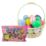 Sponge Bob Square Pants (1 bag) Easter Gummy Krabby Patties Candy - Perfect for Egg Hunts and Baskets - 5.08 oz / 144 g