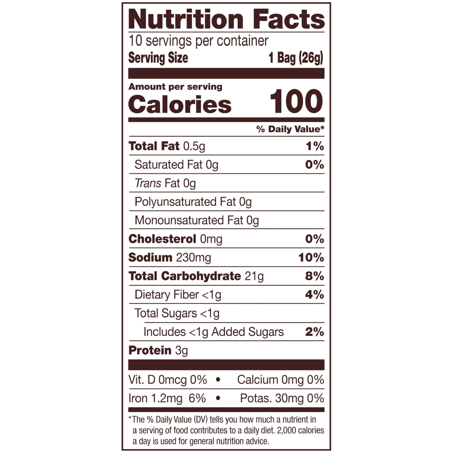 Snyder's of Hanover Mini Pretzels, 10 Count 0.92 Oz