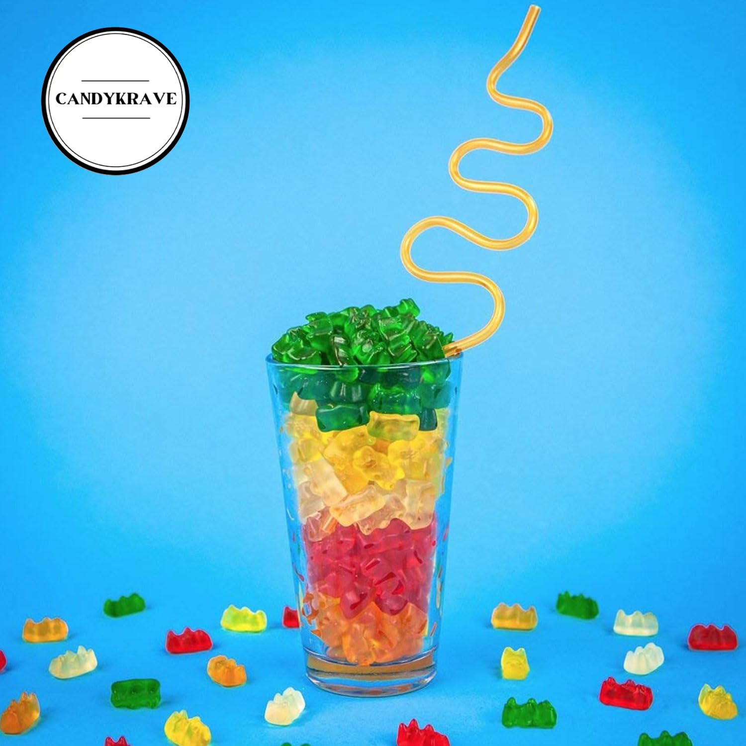 Gold Bears Gummi Candy - Limited Holiday Edition - 3 Christmas Flavors - Individually Wrapped Pouches - Delicious Mini Gummy Candy for Birthdays, New