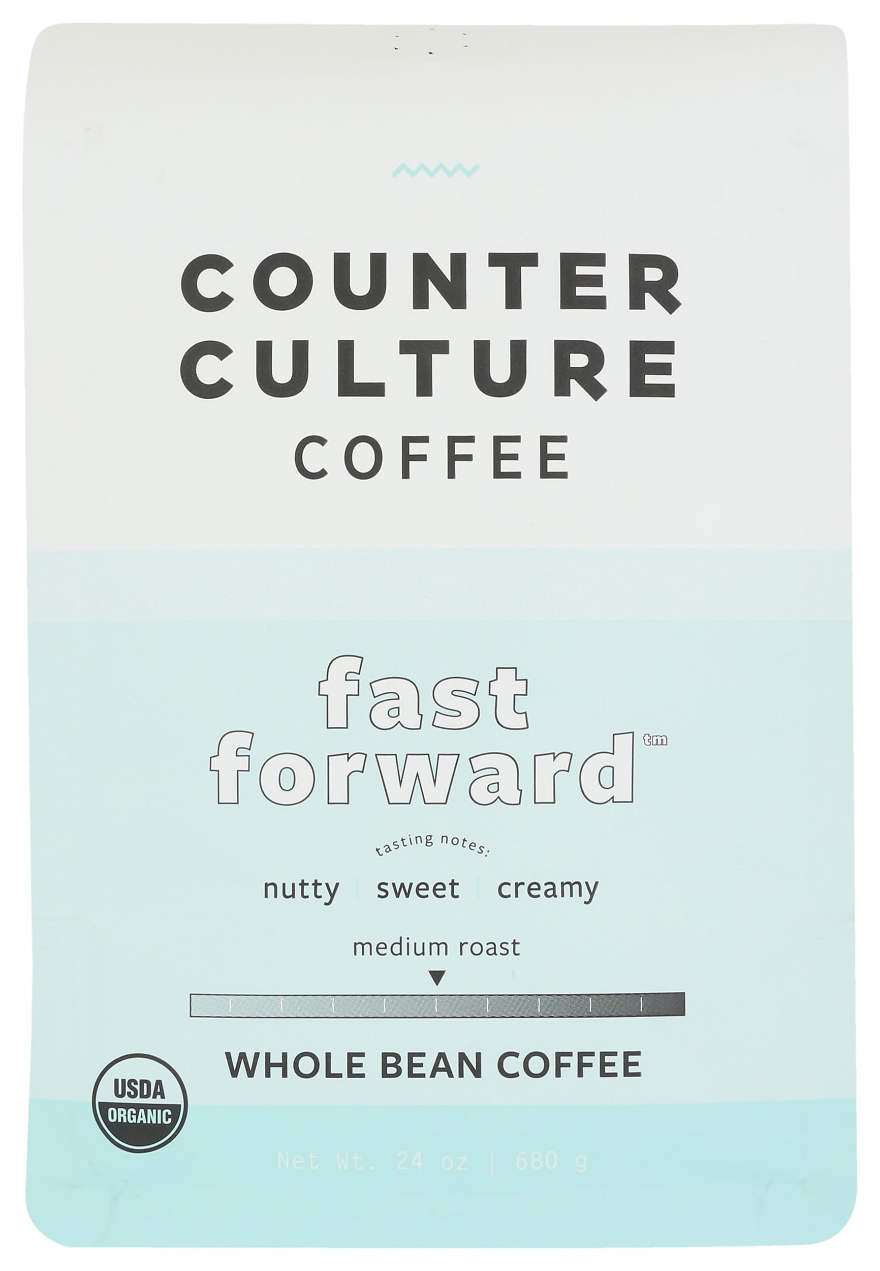 Counter Culture Coffee Organic Fast Forward Whole Bean Coffee, 24 OZ