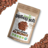 Brothers Nuts Coco Crunch Almonds - Organic, Sprouted Almonds - Healthy Keto Snack - Vegan, Gluten-Free, Kosher - No Preservatives - 6oz