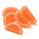 NY Spice Shop Orange Fruit Slices Candy - 8 Ounce Citrus Flavor Chewy Jelly Fruit Slices Candy - Old Fashioned Sliced Orange Fruits Gummies - Gummies