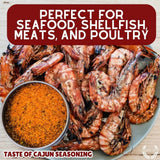 Taste of Cajun | Gourmet Seasoning | Non GMO, All Natural | Artisanal Spice Blend | Handmade in USA in Small Batches | Ultra Premium Spices & Herb Mix