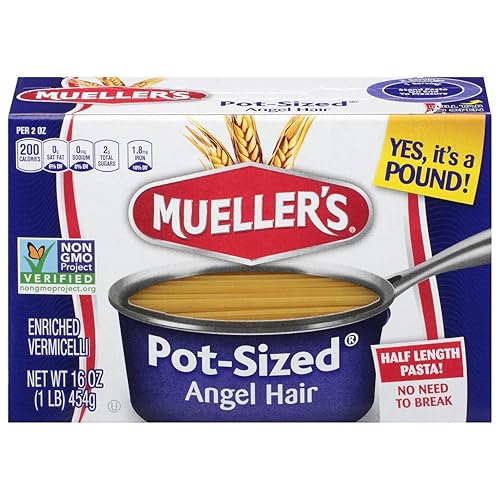 Mueller's, Pot-Sized Angel Hair Pasta, 16 Ounce