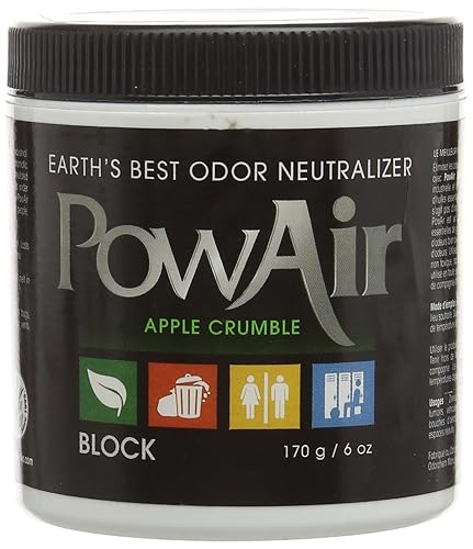 PowAir All-Natural Odor Neutralizer Block (Apple Crumble)