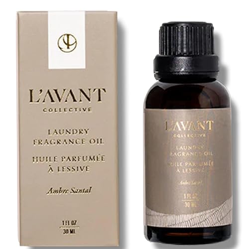 L'AVANT Collective | Essential Oils for Laundry - Dryer Balls Scents - Scented Fragrance Essential Oil Drops | Laundry Oil - Ambre Santal