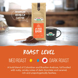 Central Perk Dark Roast Ground Coffee "We Were On A Coffee Break" Blend - 100% Arabica with Nutty, Smoky, Dark Chocolate & Caramel Flavors, Full Body