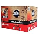 Zavida 64 Piece Coffee Pouches, 100% Colombian, 8 Pound