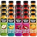 Minute Maid Juice-To-Go 12oz Bottles Variety 20 Pack - 100% Juice & Fruit Blends (Orange, Apple, Tropical, Cranberry Apple Raspberry, Cranberry Grape)