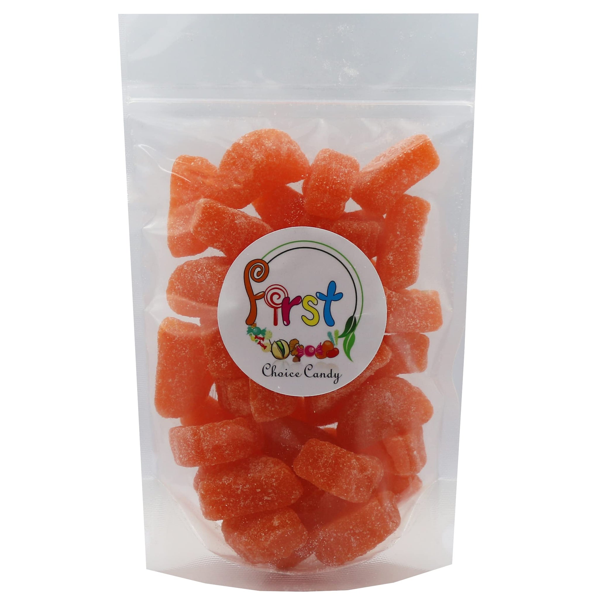 FirstChoiceCandy Fruit Slices Jelly Wedges Candy (Orange, 2 Pound)