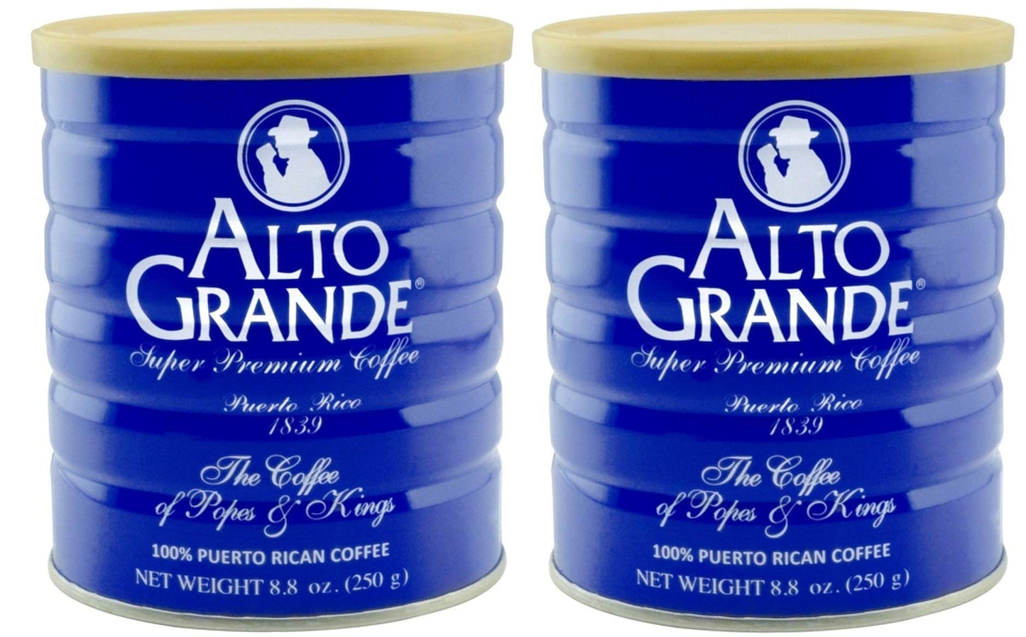Alto Grande Super Premium Coffee Ground 8.8 Ounces - 2 cans
