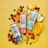 BUBBL'R Sparkling Water, 3 Flavors with Natural Caffeine, triple berry breez'r, twisted elix'r, tropical dream'r, Antioxidants, 0 Sugar - 12 Fl Oz
