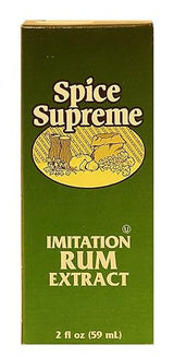 Spice Supreme imitation rum extract, 2-fl. oz. box