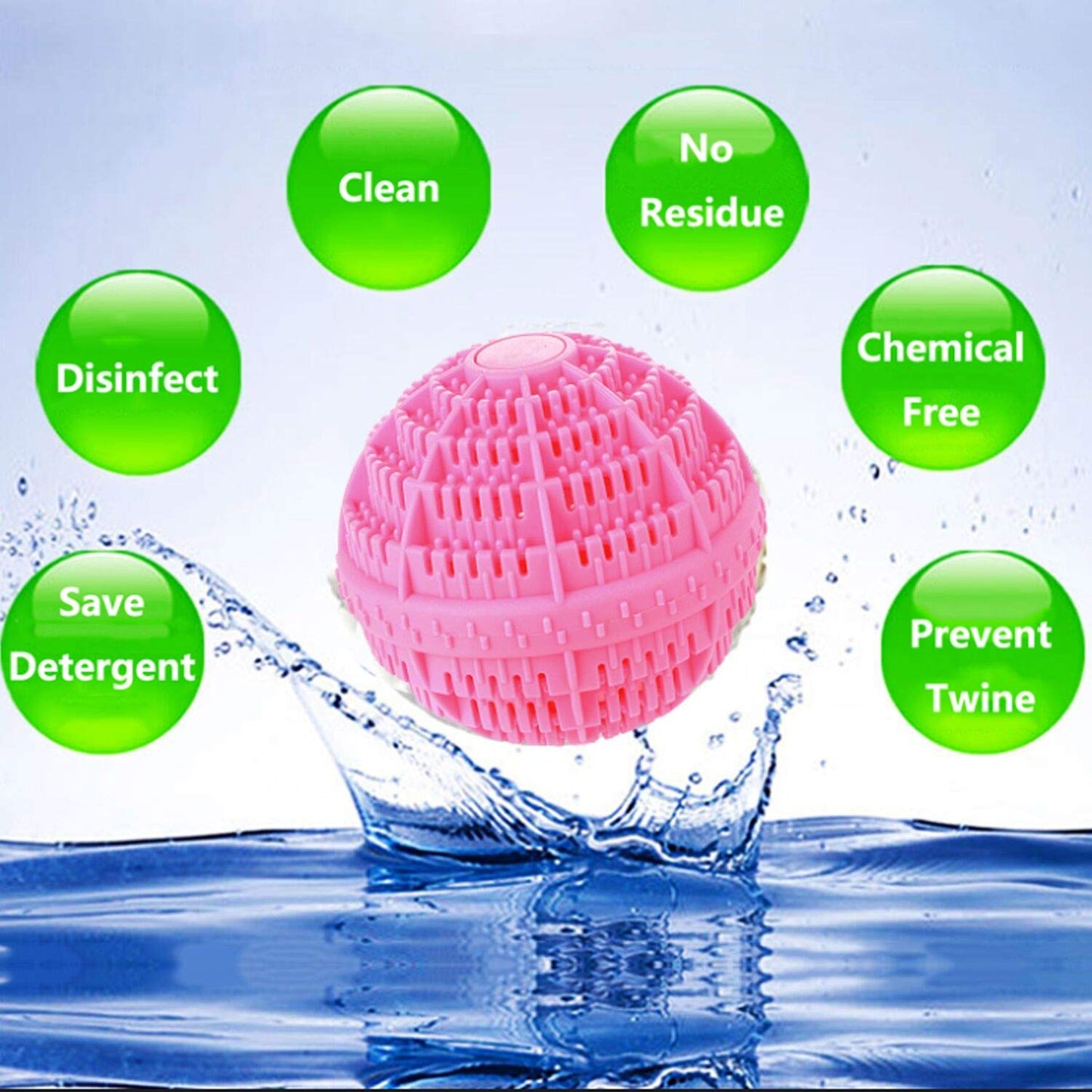 Laundry Washing Machine Balls Washer and Dryer Washing Ball Set of 2