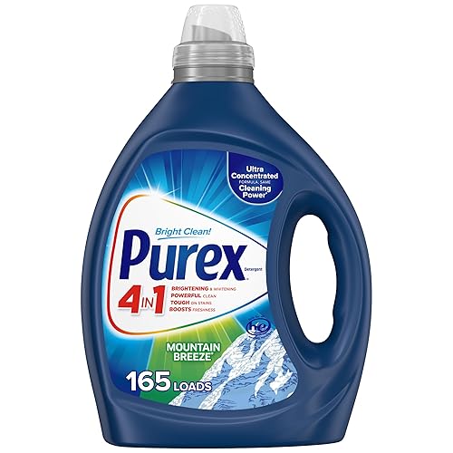Purex Fresh Mountain Breeze Liquid Detergent - 82.5 fl oz, 165 Loads, Ultra-Concentrated