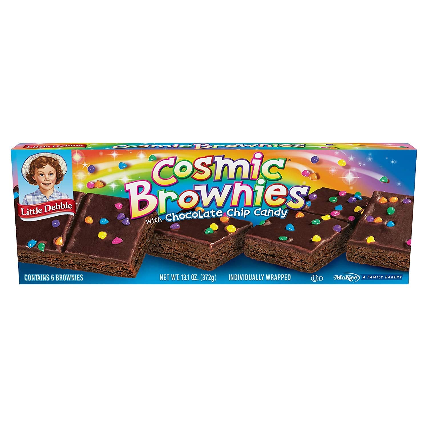 Little Debbie Variety Pack, 1 Box Each Of Zebra Cakes, Cosmic Brownies, Honey Buns, Oatmeal Creme Pies, and Swiss Rolls, 48 Piece Assortment