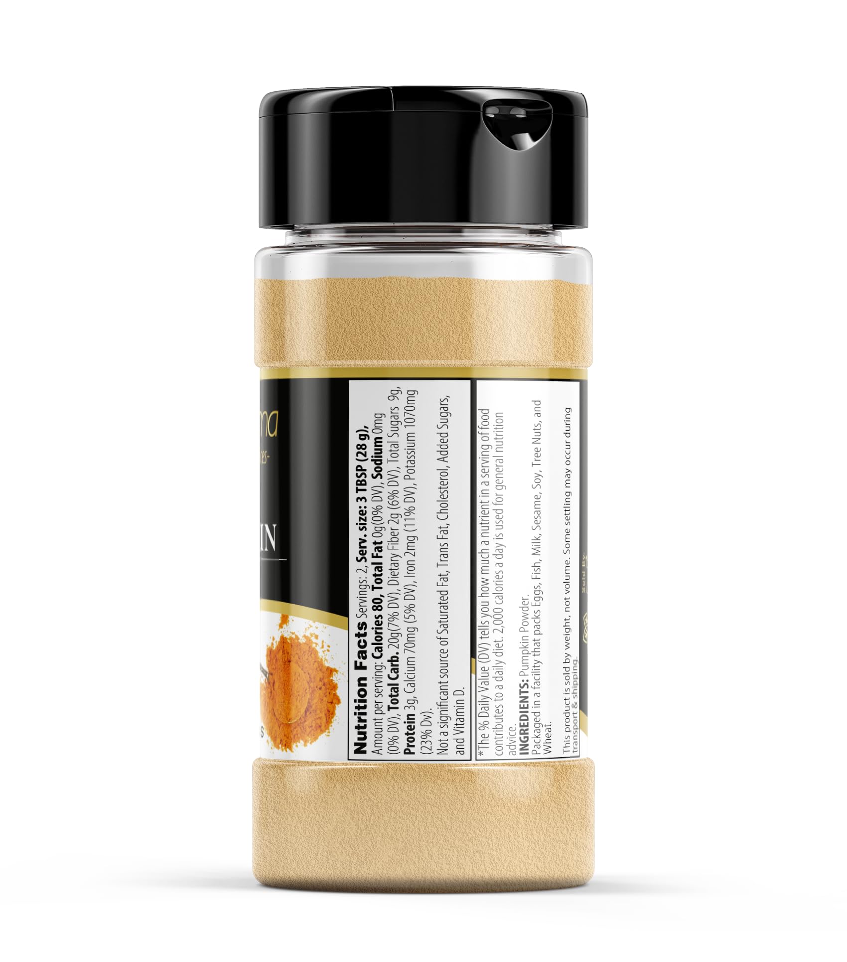 GranAroma Pumpkin Powder, Delicious Baking & Food Additive, Superfood, Pure Pumpkin (2.72 Ounce)