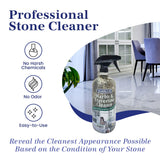 Marblelife InterCare Marble and Travertine Cleaner, Natural Stone & Terrazzo Liquid Cleaner, Shower & Tile Surface Care, Floor, Walls & Countertop