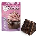 Better Batter Chocolate Cake Mix | Certified Kosher, Vegan & Gluten Free Mix for Baking Top 9 Allergen-Free Perfect for Cakes & Cupcakes! Just Add Water, Oil & Eggs Hostess Kitchen Cooking Gifts 1LB Pouch